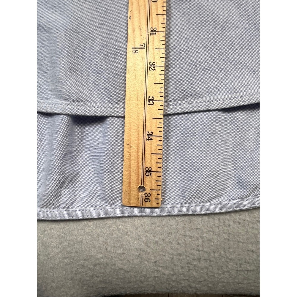 EVERLANE Organic Cotton Chambray Button Down Oversized Tunic Shirt Dress Size 6 - Picture 8 of 9